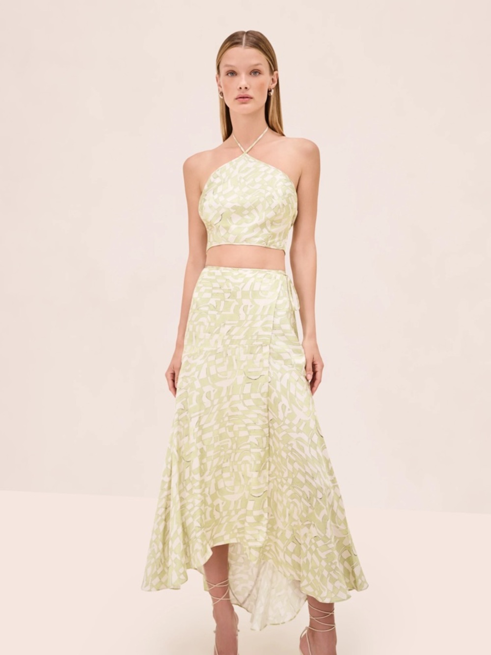 ALEXIS Alzena Skirt in Pistachio NWT